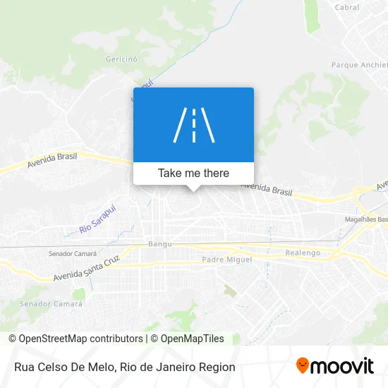 Rua Celso De Melo map