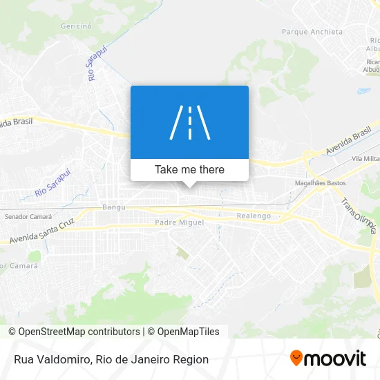Rua Valdomiro map