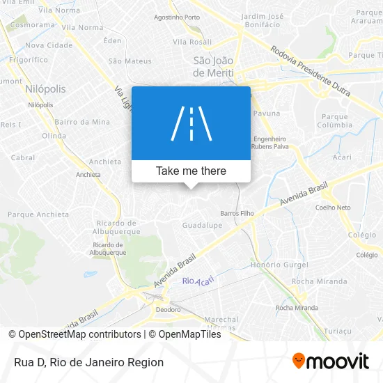 Rua D map