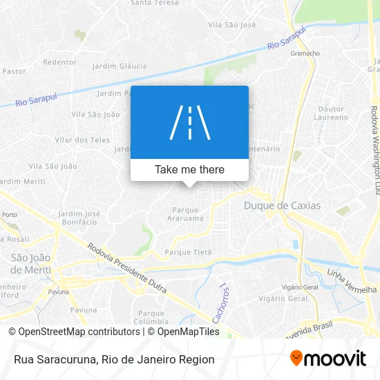 Rua Saracuruna map