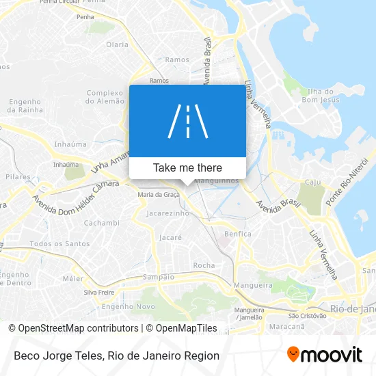 Beco Jorge Teles map