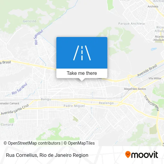 Rua Cornelius map