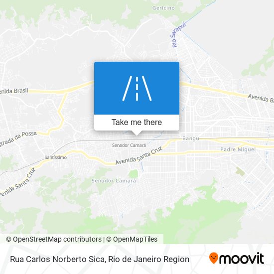 Mapa Rua Carlos Norberto Sica