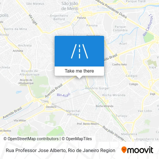 Rua Professor Jose Alberto map