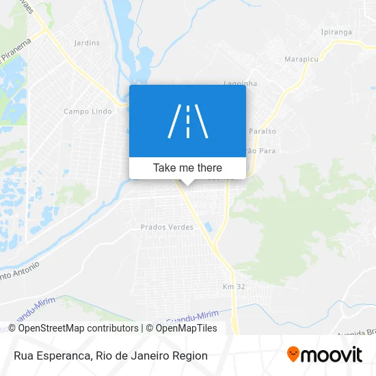 Rua Esperanca map