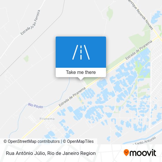 Rua Antônio Júlio map