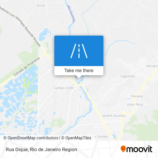 Rua Dique map