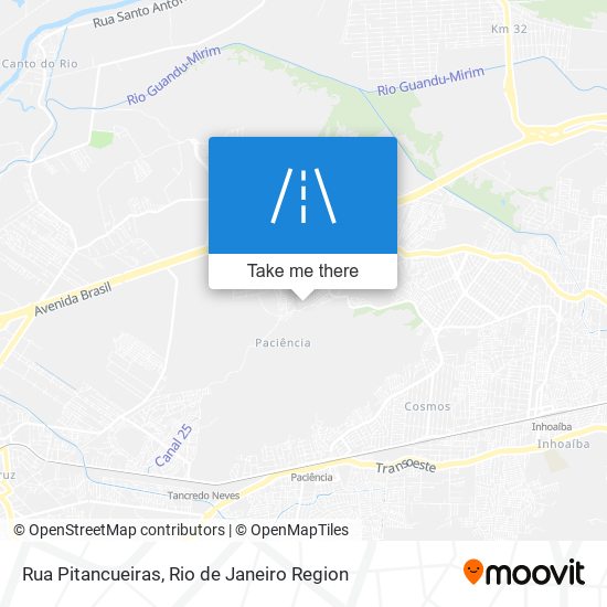 Mapa Rua Pitancueiras