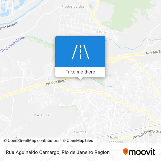 Rua Aguinaldo Camargo map