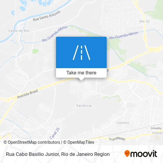 Rua Cabo Basilio Junior map