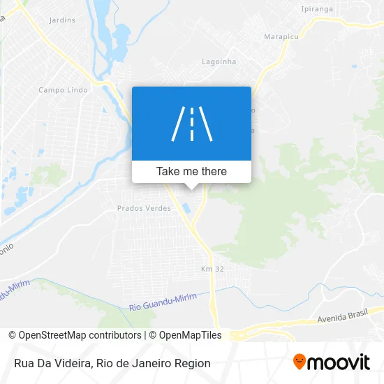 Rua Da Videira map