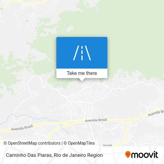 Caminho Das Piaras map