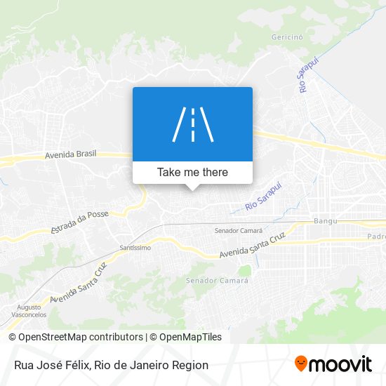 Rua José Félix map