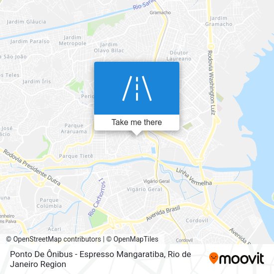 Ponto De Ônibus - Espresso Mangaratiba map