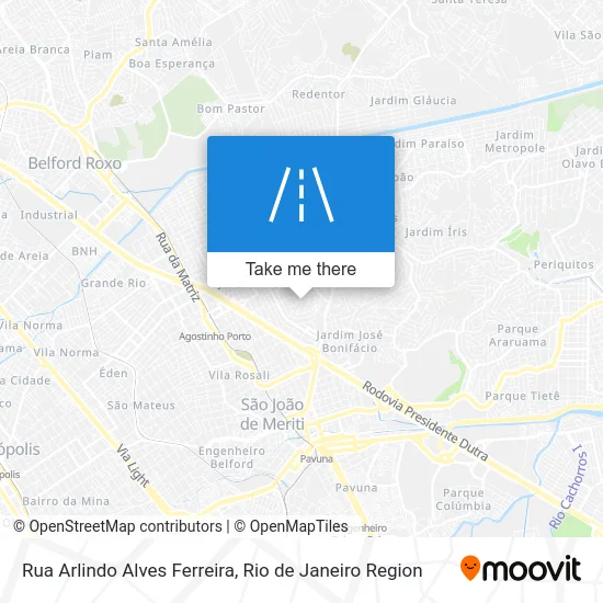 Rua Arlindo Alves Ferreira map