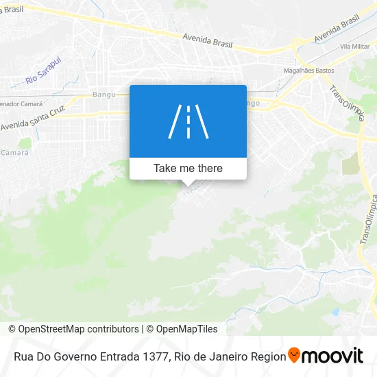 Rua Do Governo Entrada 1377 map