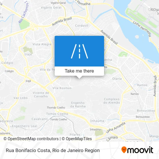 Rua Bonifacio Costa map