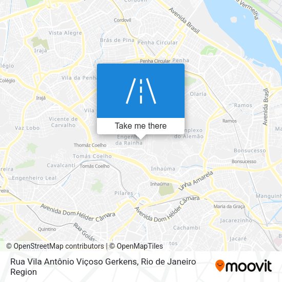 Rua Vila Antônio Viçoso Gerkens map
