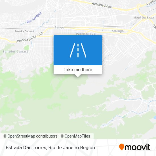 Estrada Das Torres map