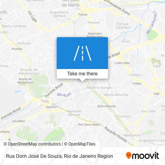 Rua Dom José De Souza map