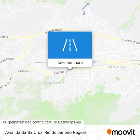 Avenida Santa Cruz map