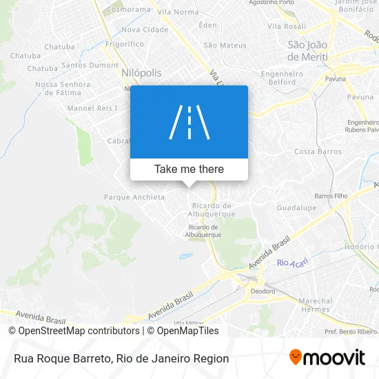 Rua Roque Barreto map