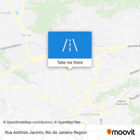 Rua Antônio Jacinto map