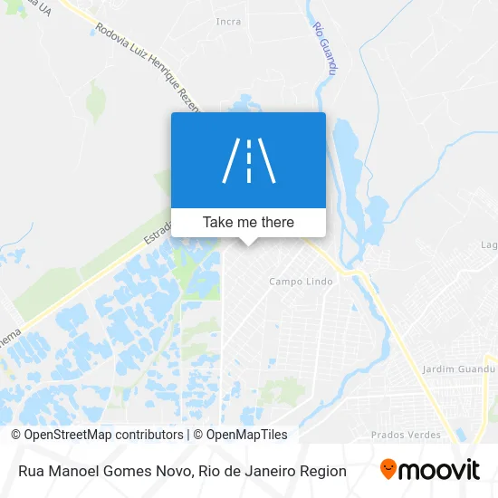 Rua Manoel Gomes Novo map