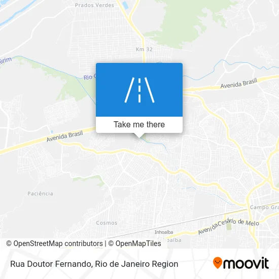 Rua Doutor Fernando map