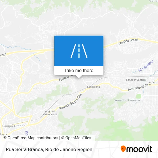 Rua Serra Branca map