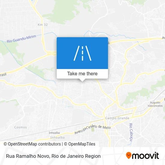 Rua Ramalho Novo map