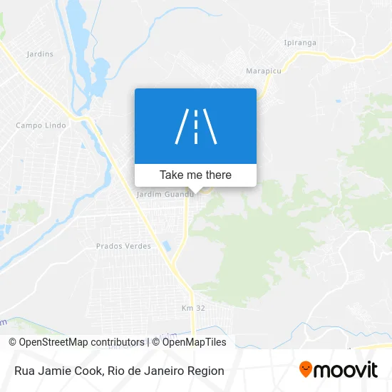 Rua Jamie Cook map