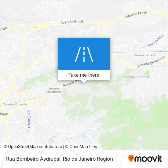 Rua Bombeiro Asdrubal map