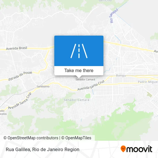 Rua Galilea map