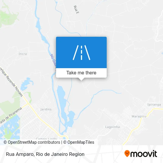 Mapa Rua Amparo
