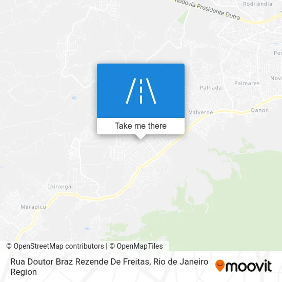 Rua Doutor Braz Rezende De Freitas map