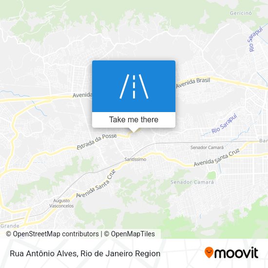 Rua Antônio Alves map