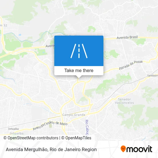 Avenida Mergulhão map