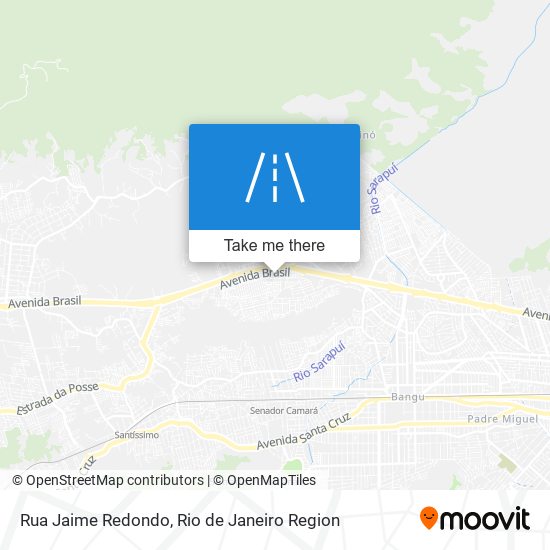 Mapa Rua Jaime Redondo