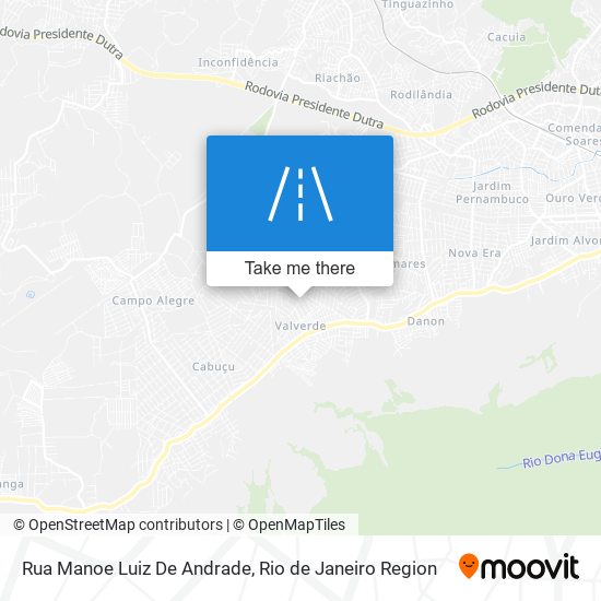 Rua Manoe Luiz De Andrade map