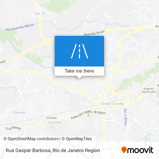 Rua Gaspar Barbosa map