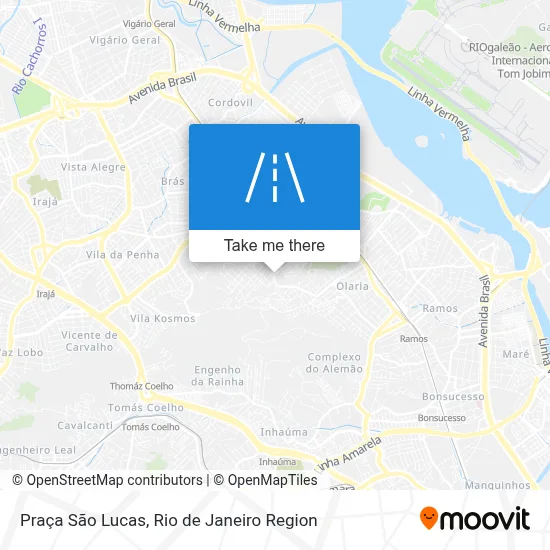 Praça São Lucas map