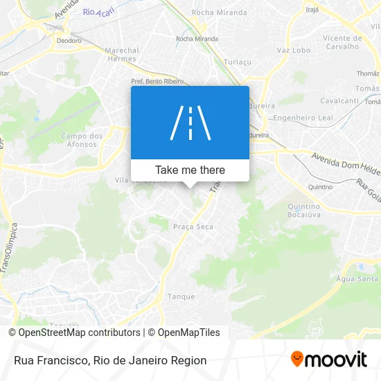 Rua Francisco map