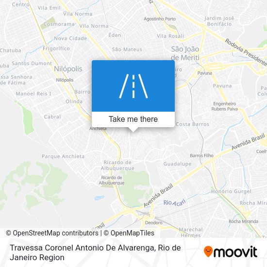 Travessa Coronel Antonio De Alvarenga map