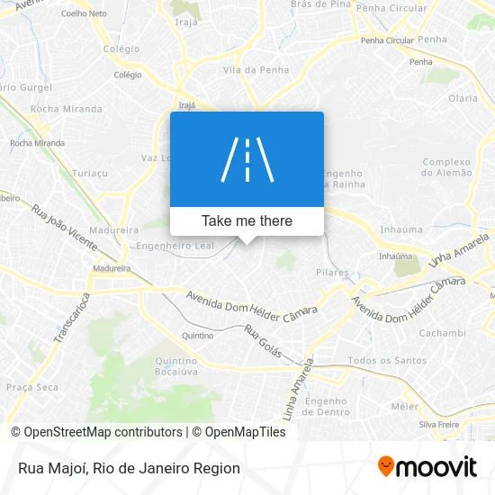 Rua Majoí map