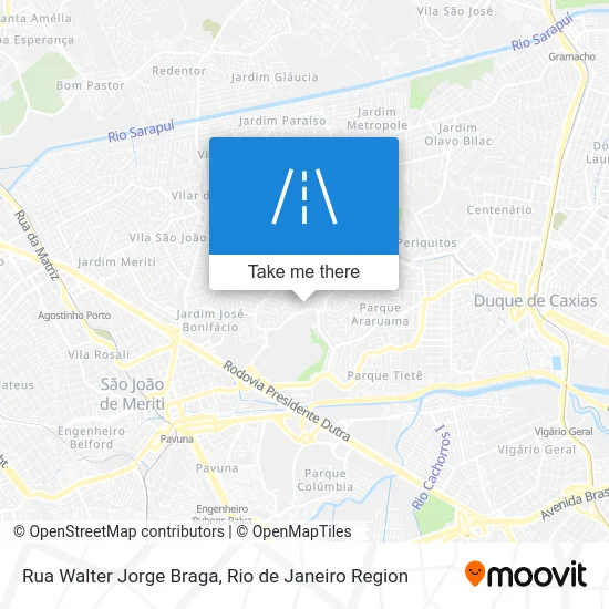 Rua Walter Jorge Braga map
