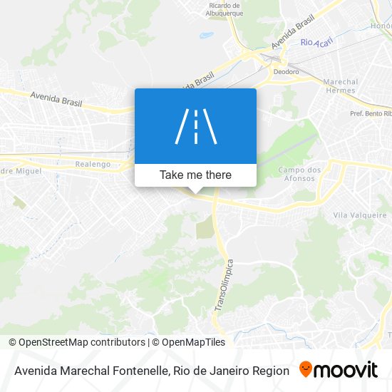 Mapa Avenida Marechal Fontenelle