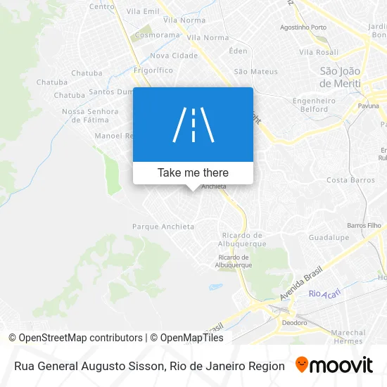 Rua General Augusto Sisson map