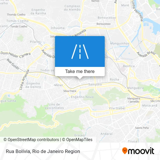 Rua Bolívia map