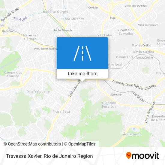 Travessa Xavier map